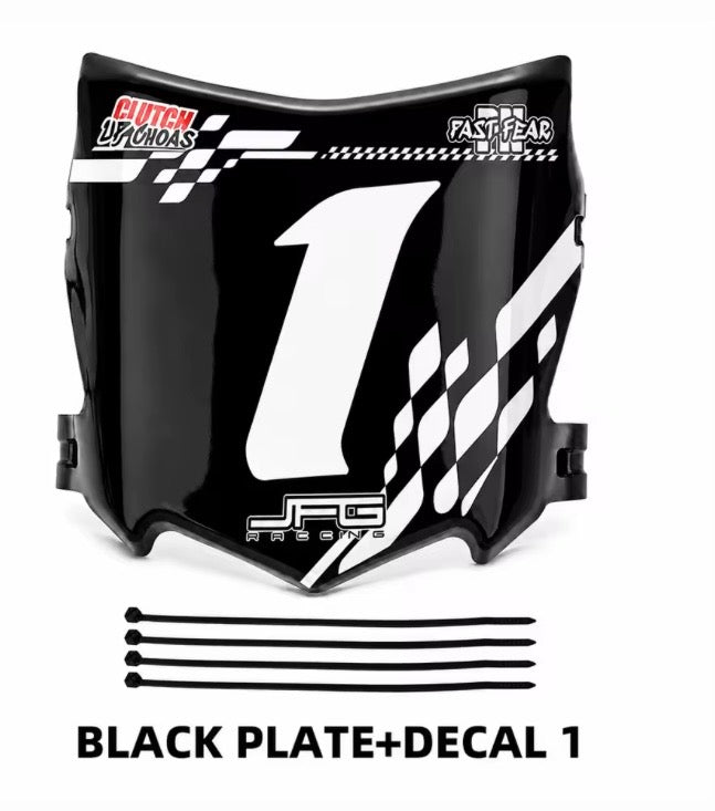 Odi plate decal Black